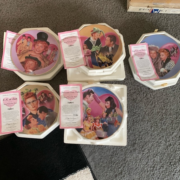 I Love Lucy Limited Edition Decor Plate set